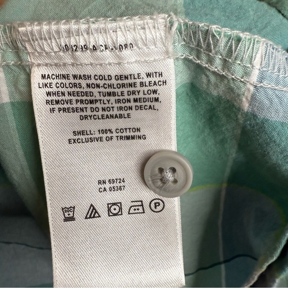 Columbia Men's Green Plaid Casual Button Down Shirt Mens Size 3XL GUC - Picture 5 of 6